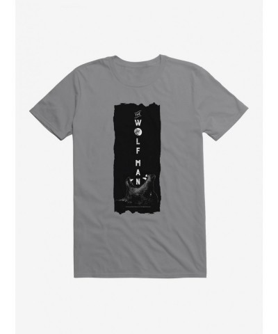 Pre-sale Universal Monsters The Wolf Man Vertical Logo T-Shirt $7.07 T-Shirts