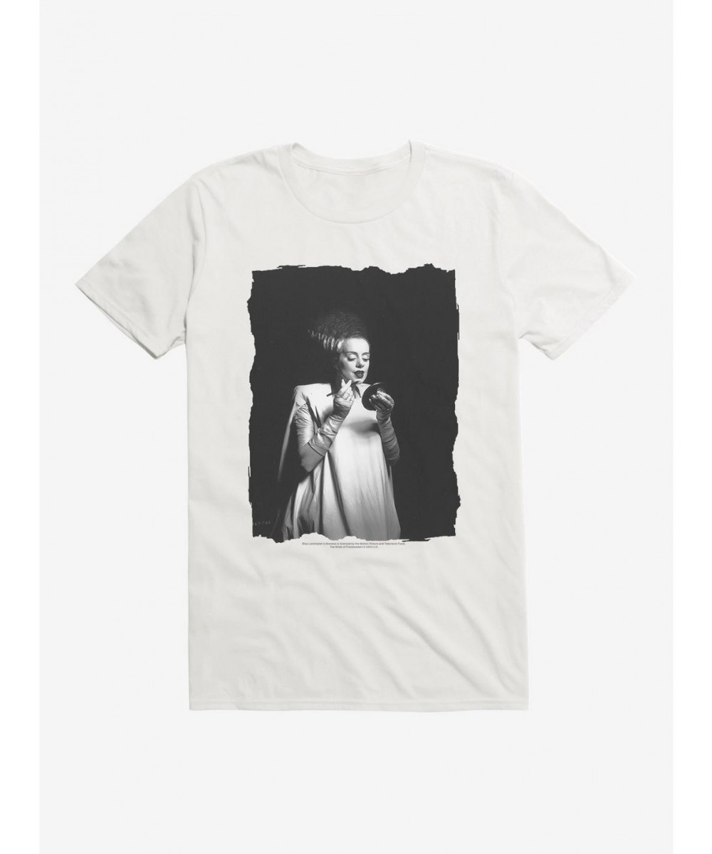 Unique Universal Monsters Bride Of Frankenstein Make Up T-Shirt $9.18 T-Shirts