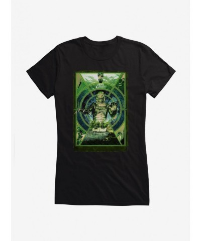 Clearance Creature From The Black Lagoon Original Horror Show Key Hole Girls T-Shirt $6.77 T-Shirts