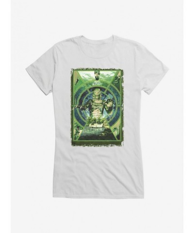 Clearance Creature From The Black Lagoon Original Horror Show Key Hole Girls T-Shirt $6.77 T-Shirts