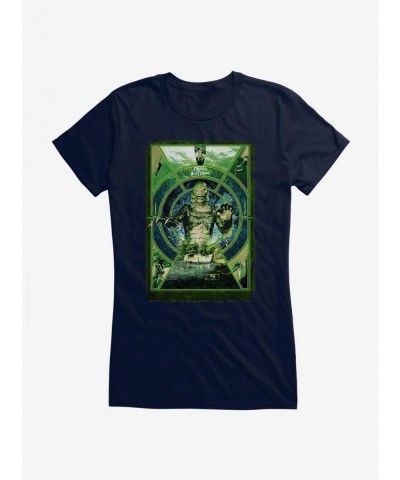 Clearance Creature From The Black Lagoon Original Horror Show Key Hole Girls T-Shirt $6.77 T-Shirts