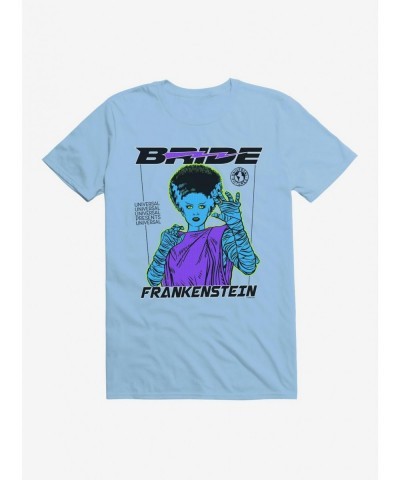 Bestselling Universal Monsters Bride Of Frankenstein Scared T-Shirt $9.18 T-Shirts