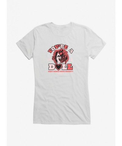 Flash Deal Chucky You're A Doll Girls T-Shirt $9.36 T-Shirts