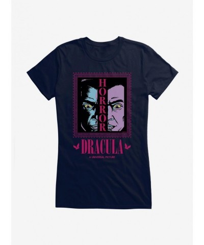 Unique Universal Monsters Dracula Two-Faced Girls T-Shirt $6.18 T-Shirts