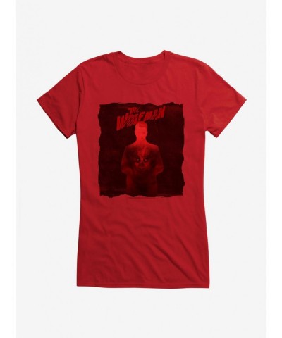 Hot Sale Universal Monsters The Wolf Man Slash Girls T-Shirt $6.57 T-Shirts