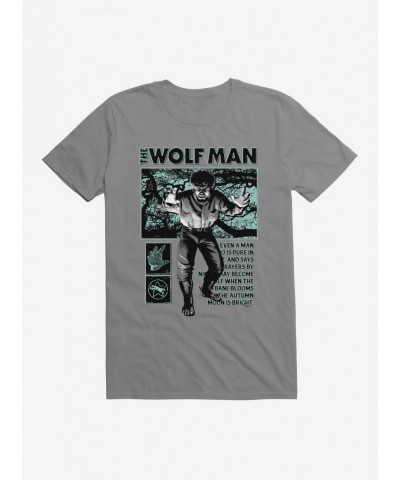 Bestselling Universal Monsters The Wolf Man From Man To Beast T-Shirt $6.12 T-Shirts