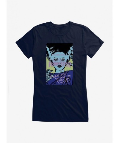 New Arrival Bride Of Frankenstein Monster Demands A Mate Girls T-Shirt $7.97 T-Shirts