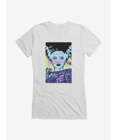 New Arrival Bride Of Frankenstein Monster Demands A Mate Girls T-Shirt $7.97 T-Shirts