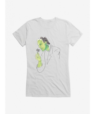 Clearance Universal Monsters Frankenstein Watercolor Portrait Girls T-Shirt $6.18 T-Shirts