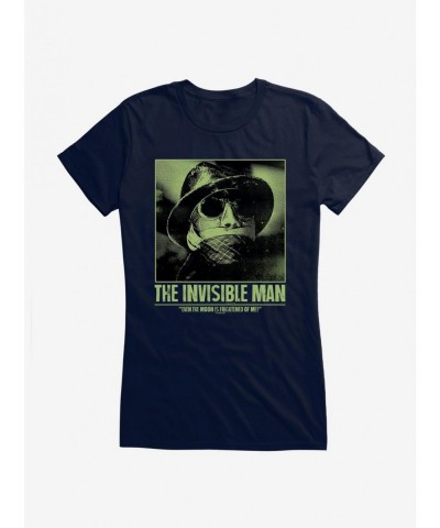 Premium Universal Monsters The Invisible Man Even The Moon Is Frightened Girls T-Shirt $9.16 T-Shirts