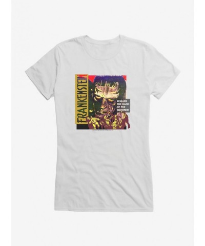 Best Deal Frankenstein Beware The Hand of the Monster Girls T-Shirt $5.98 T-Shirts