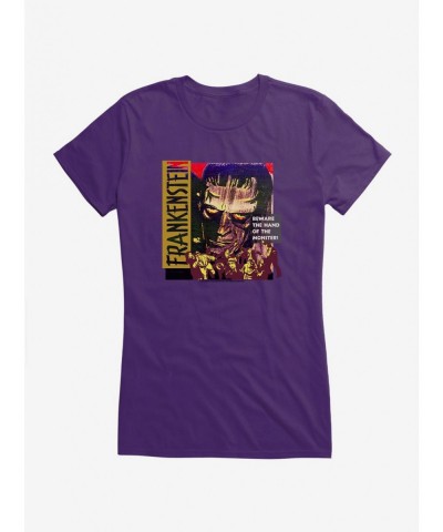 Best Deal Frankenstein Beware The Hand of the Monster Girls T-Shirt $5.98 T-Shirts