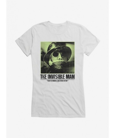 Premium Universal Monsters The Invisible Man Even The Moon Is Frightened Girls T-Shirt $9.16 T-Shirts