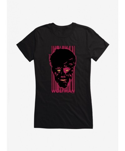 Unique The Wolf Man Name Stack Girls T-Shirt $7.17 T-Shirts