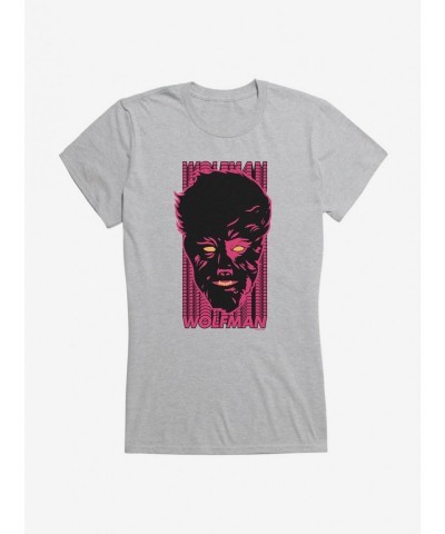 Unique The Wolf Man Name Stack Girls T-Shirt $7.17 T-Shirts