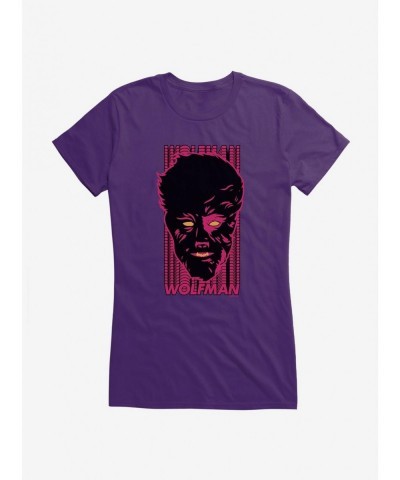 Unique The Wolf Man Name Stack Girls T-Shirt $7.17 T-Shirts