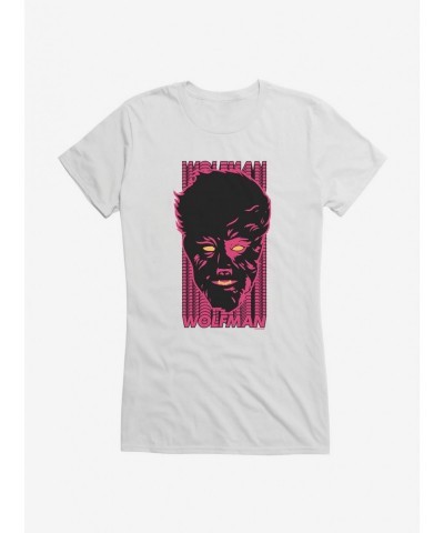 Unique The Wolf Man Name Stack Girls T-Shirt $7.17 T-Shirts