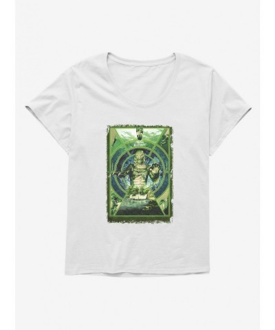 Sale Item Creature From The Black Lagoon Original Horror Show Key Hole Girls T-Shirt Plus Size $7.40 T-Shirts