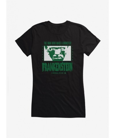 Sale Item Universal Monsters Frankenstein Horror Terror Girls T-Shirt $6.97 T-Shirts