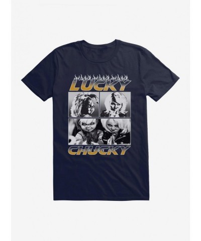 Unique Chucky Tiffany Lucky Chucky T-Shirt $8.22 T-Shirts