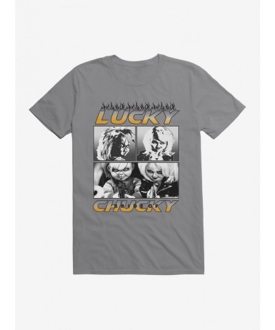 Unique Chucky Tiffany Lucky Chucky T-Shirt $8.22 T-Shirts