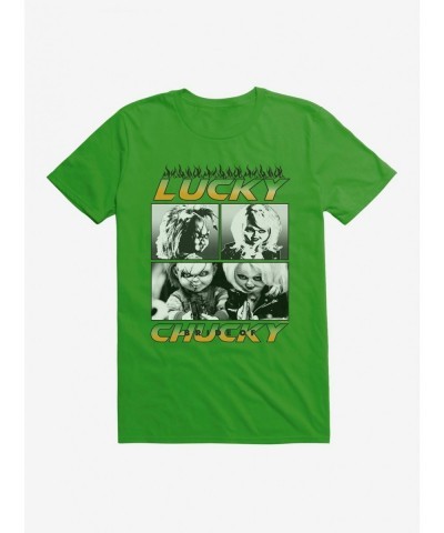 Unique Chucky Tiffany Lucky Chucky T-Shirt $8.22 T-Shirts