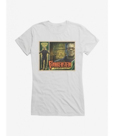 Huge Discount Frankenstein The Man Who Made A Monster Girls T-Shirt $6.77 T-Shirts