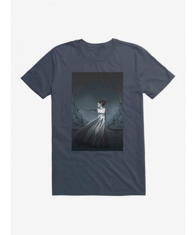 Big Sale Universal Monsters Bride Of Frankenstein Pose T-Shirt $8.22 T-Shirts