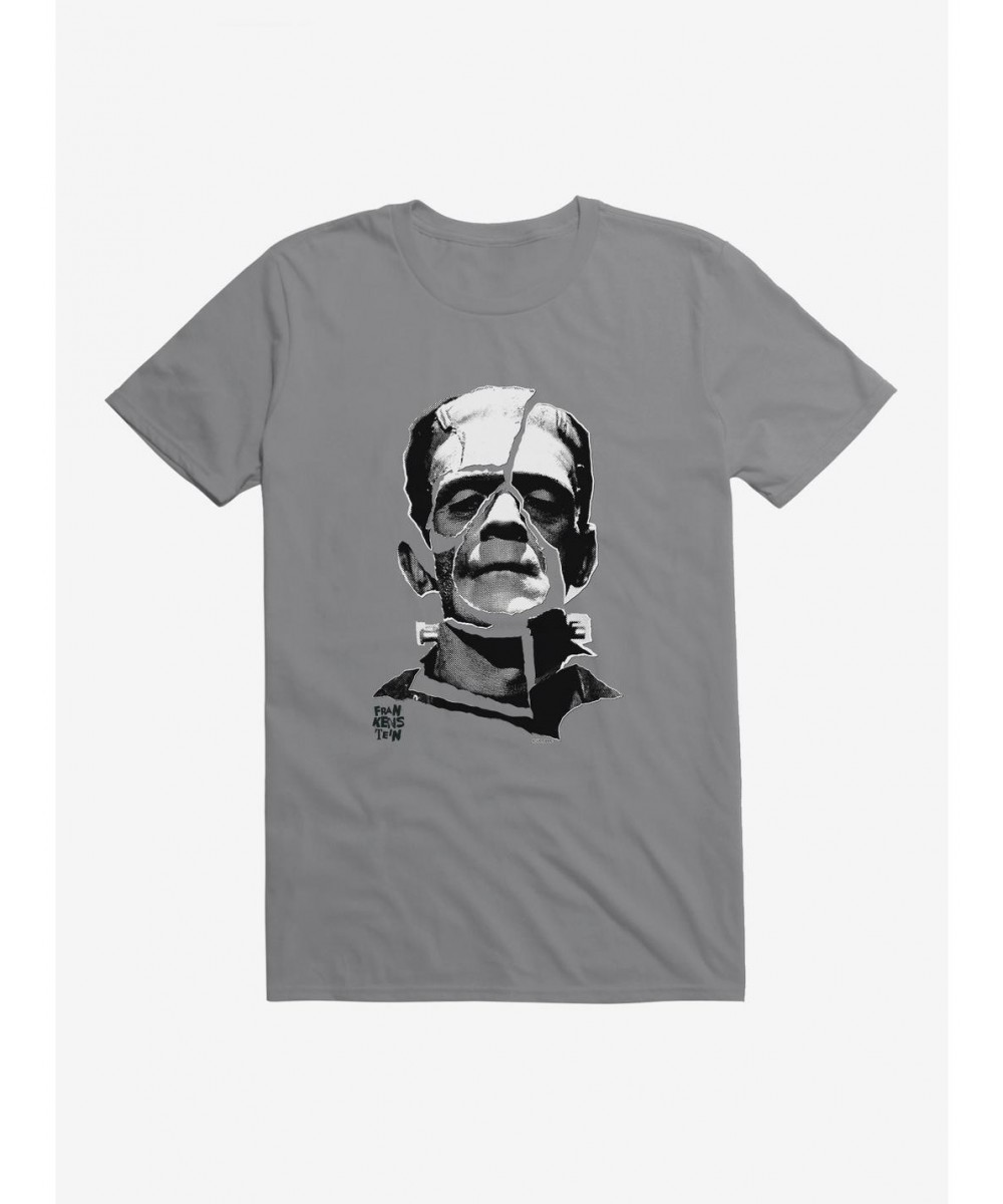 Limited Time Special Universal Monsters Frankenstein Face Tear T-Shirt $6.12 T-Shirts