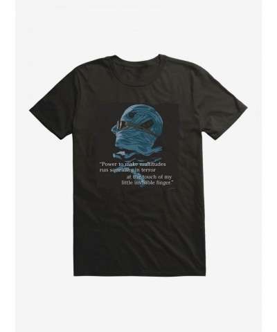 Discount Sale The Invisible Man Power Quote T-Shirt $8.80 T-Shirts