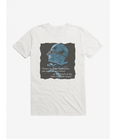 Discount Sale The Invisible Man Power Quote T-Shirt $8.80 T-Shirts