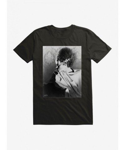 Bestselling Universal Monsters Bride Of Frankenstein Side Pose T-Shirt $7.46 T-Shirts