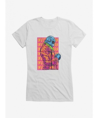 Unique The Invisible Man Lettering Girls T-Shirt $8.37 T-Shirts