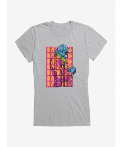 Unique The Invisible Man Lettering Girls T-Shirt $8.37 T-Shirts