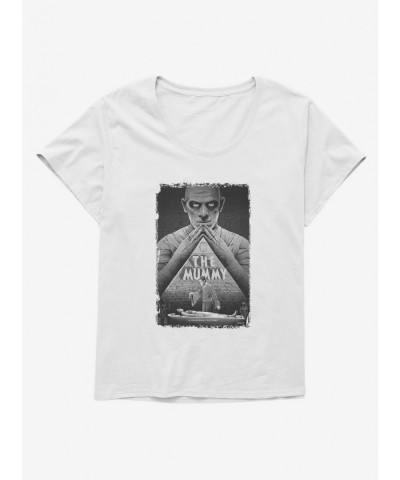 Flash Sale The Mummy Black & White Poster Girls T-Shirt Plus Size $7.63 T-Shirts