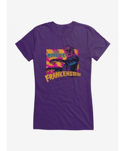 Unique Frankenstein It's A Monster Girls T-Shirt $6.97 T-Shirts