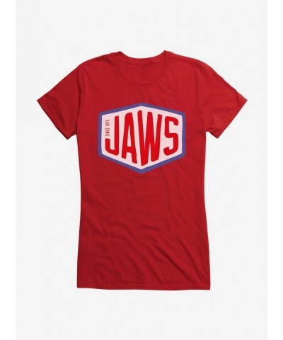 Bestselling Jaws Font Logo Girls T-Shirt $7.77 T-Shirts