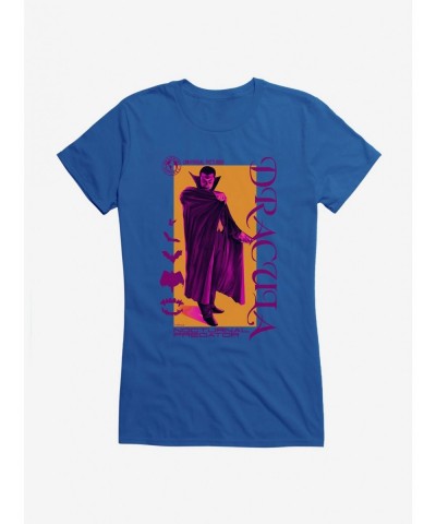 Flash Sale Universal Monsters Dracula Nocturnal Girls T-Shirt $9.56 T-Shirts