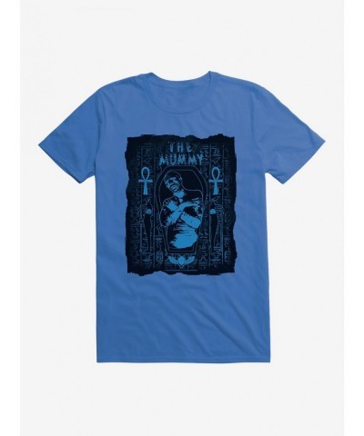 Unique Universal Monsters The Mummy Blue Tint Poster T-Shirt $8.22 T-Shirts