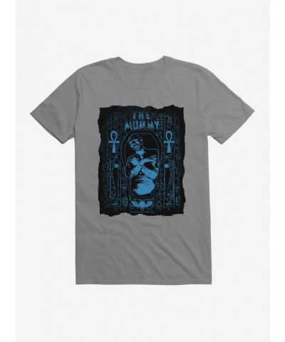 Unique Universal Monsters The Mummy Blue Tint Poster T-Shirt $8.22 T-Shirts