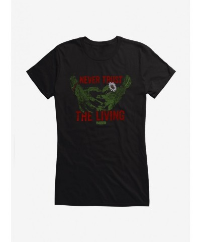 Trendy Universal Monsters Frankenstein Never Trust The Living Girls T-Shirt $8.37 T-Shirts