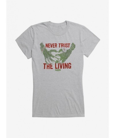 Trendy Universal Monsters Frankenstein Never Trust The Living Girls T-Shirt $8.37 T-Shirts