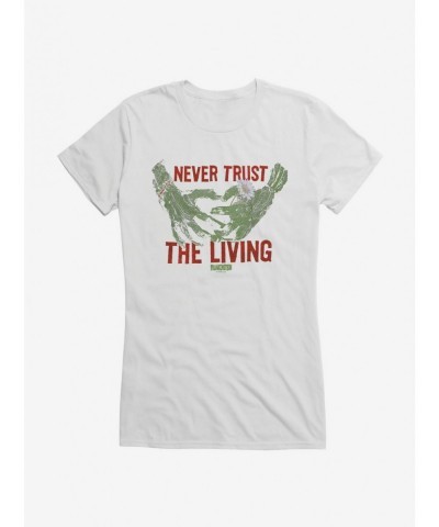 Trendy Universal Monsters Frankenstein Never Trust The Living Girls T-Shirt $8.37 T-Shirts