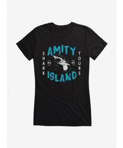 Flash Deal Jaws Amity Island Tours Girls T-Shirt $7.97 T-Shirts