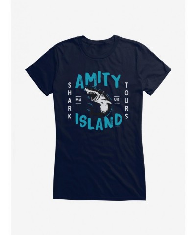 Flash Deal Jaws Amity Island Tours Girls T-Shirt $7.97 T-Shirts