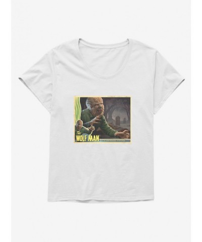 Limited Time Special The Wolf Man Movie Poster Girls T-Shirt Plus Size $10.64 T-Shirts