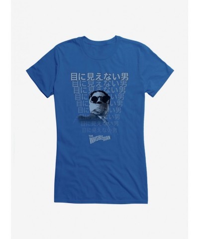 Pre-sale Universal Monsters The Invisible Man Japanese Characters Girls T-Shirt $9.36 T-Shirts