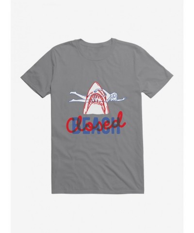 Fashion Jaws Beach Closed T-Shirt $7.65 T-Shirts