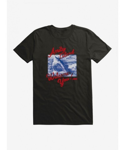 Low Price Jaws Welcome Card T-Shirt $6.12 T-Shirts