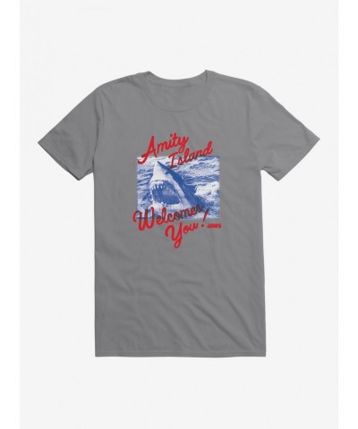 Low Price Jaws Welcome Card T-Shirt $6.12 T-Shirts